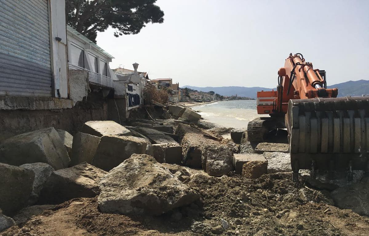 Erosione costiera Cannitello: lo Stato assente, al via gli interventi a spese dei cittadini