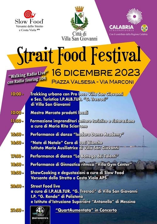 Villa San Giovanni: Chiusa al traffico la via Marconi per lo Strait Food Festival